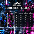 Guide des tailles Moto Splash