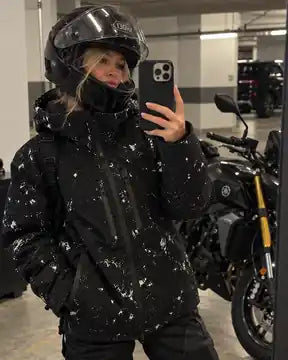Motard en veste Moto Splash
