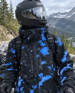Motard en veste Moto Splash